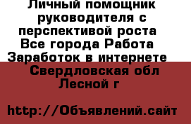 Личный помощник руководителя с перспективой роста - Все города Работа » Заработок в интернете   . Свердловская обл.,Лесной г.